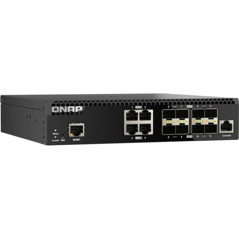 QNAP QSW-M3212R-8S4T Ethernet Switch - Thumbnail 3