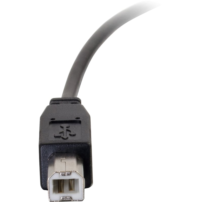 C2G 3ft USB C to USB B Cable - USB C to B Cable - USB 2.0 - 1A, 480Mbps - Black - M/M - Thumbnail 5
