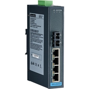 Advantech 4-port Ethernet Switch w/ 1-port 100FX Single-mode - Thumbnail 1