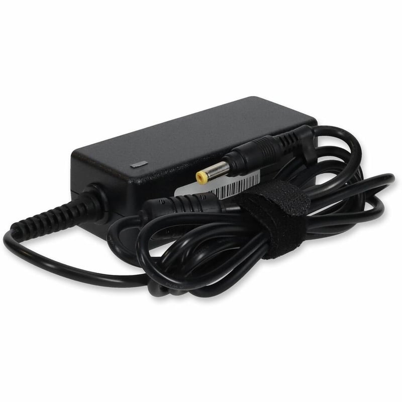AddOn 6ft HP 493092-002 Compatible 30W 19V at 1.58A Black 4.0 mm x 1.7 mm Laptop Power Adapter and Cable - Thumbnail 5