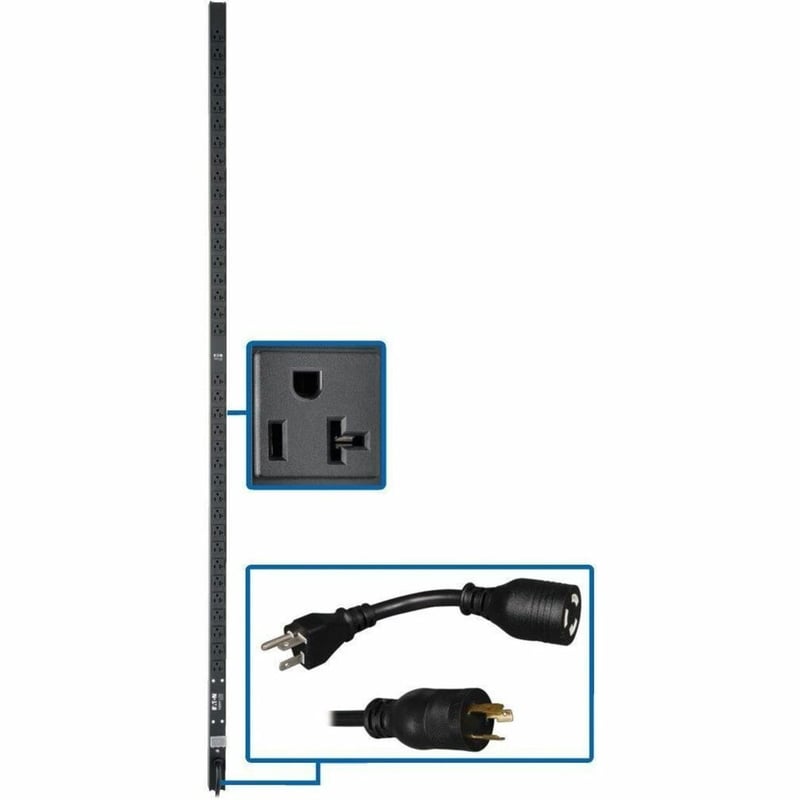 Tripp Lite by Eaton PDU 2kW 100-127V Single-Phase Basic PDU - 36 NEMA 5-15/20R Outlets L5-20P Input (5-20P Adapter) 15 ft. Cord 72 in. 0U Rack - Thumbnail 1