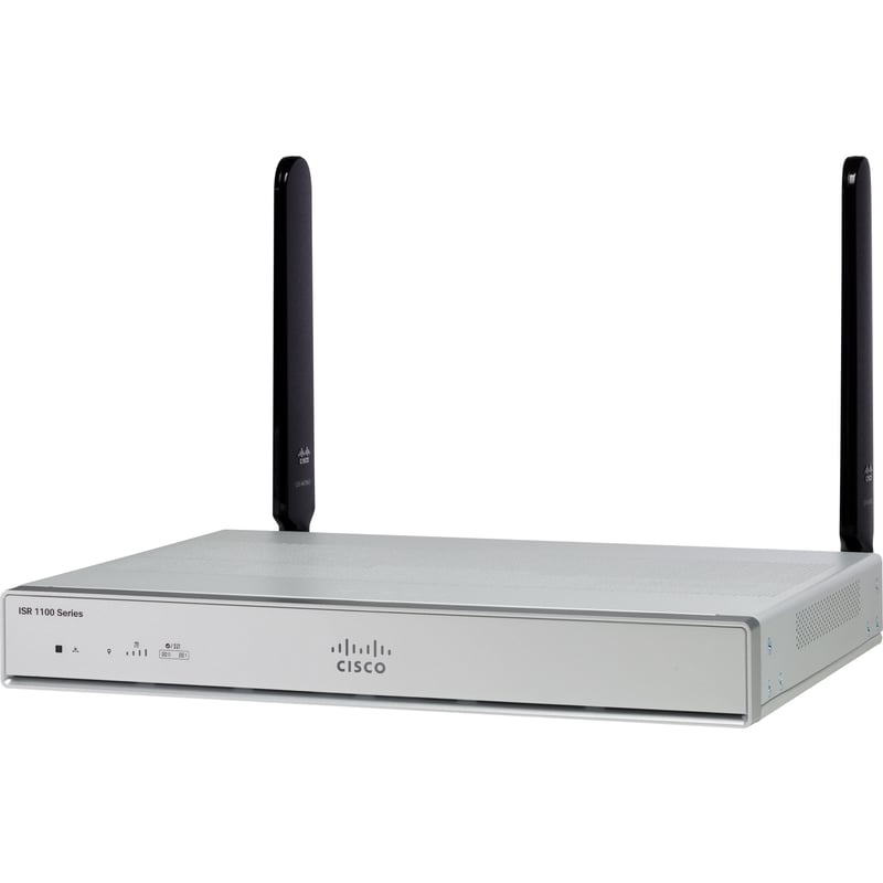 Cisco C1117-4PLTELAWZ Wi-Fi 5 IEEE 802.11ac Ethernet, ADSL2, VDSL2, Cellular Wireless Integrated Services Router - Thumbnail 1
