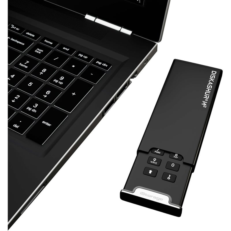 ISTORAGE DISKASHUR M2 1TB FIPS 140-3 PENDING ENCRYPTED - Thumbnail 2