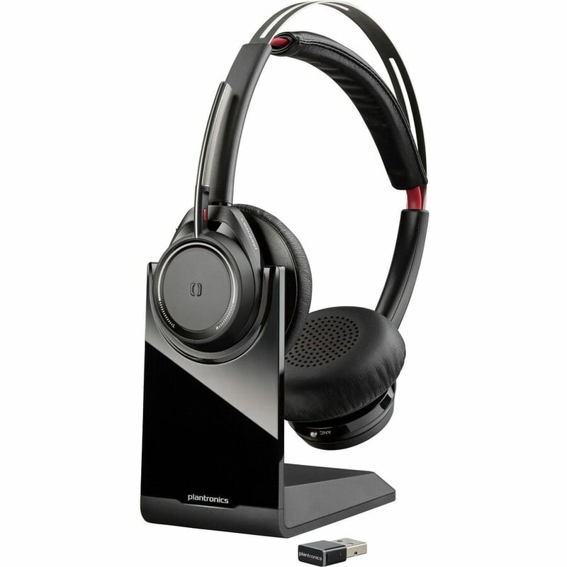 Poly Voyager Focus B825 USB-A With Charge Stand Headset - Thumbnail 2