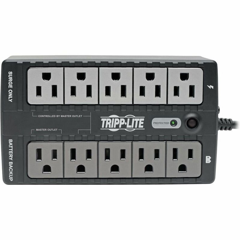 Tripp Lite by Eaton UPS 550VA 300W Standby UPS - 10 NEMA 5-15R Outlets 120V 50/60 Hz 5-15P Plug ENERGY STAR Desktop/Wall - Thumbnail 5