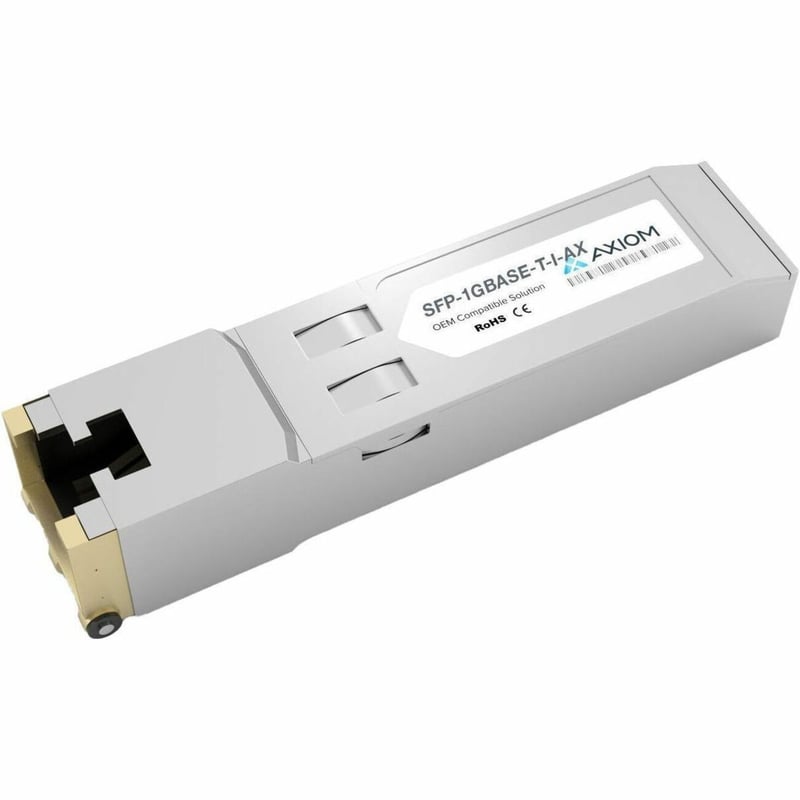 1000BASE-T SFP TRANSCEIVER COPPER RJ45 100M IND TEMP