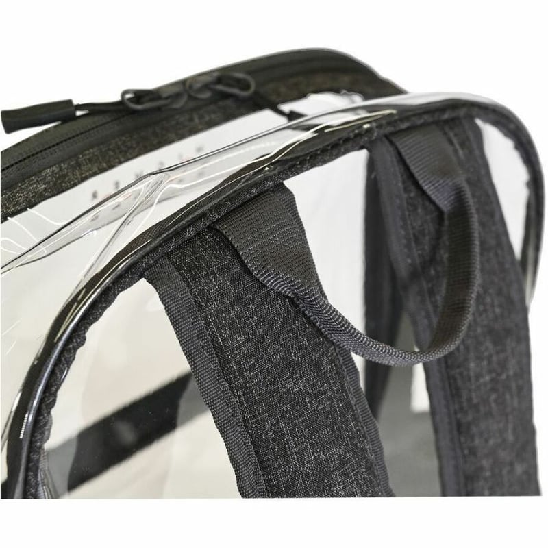 Higher Ground Safe N' Clear Carrying Case (Backpack) for 14" to 15" Accessories, Notebook - Clear - Thumbnail 3