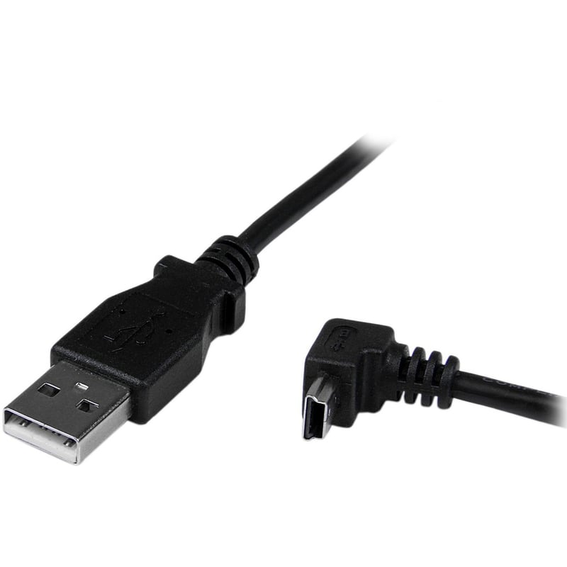 StarTech.com 2m Mini USB Cable - A to Down Angle Mini B - Thumbnail 2