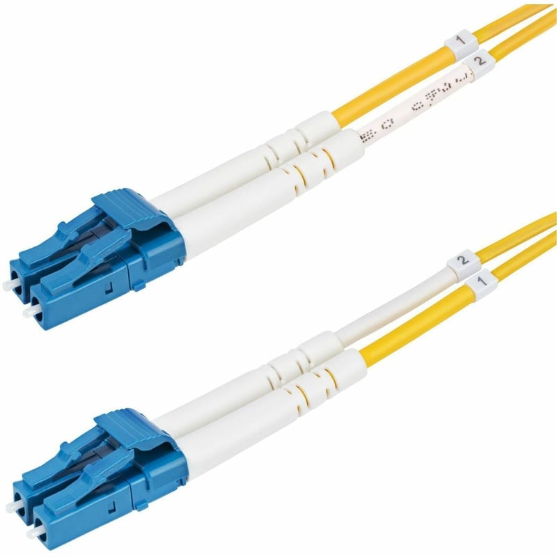 StarTech.com 40m (131ft) LC to LC (UPC) OS2 Single Mode Duplex Fiber Optic Cable, 9/125m, 10G, LSZH Fiber Patch Cord - Thumbnail 1