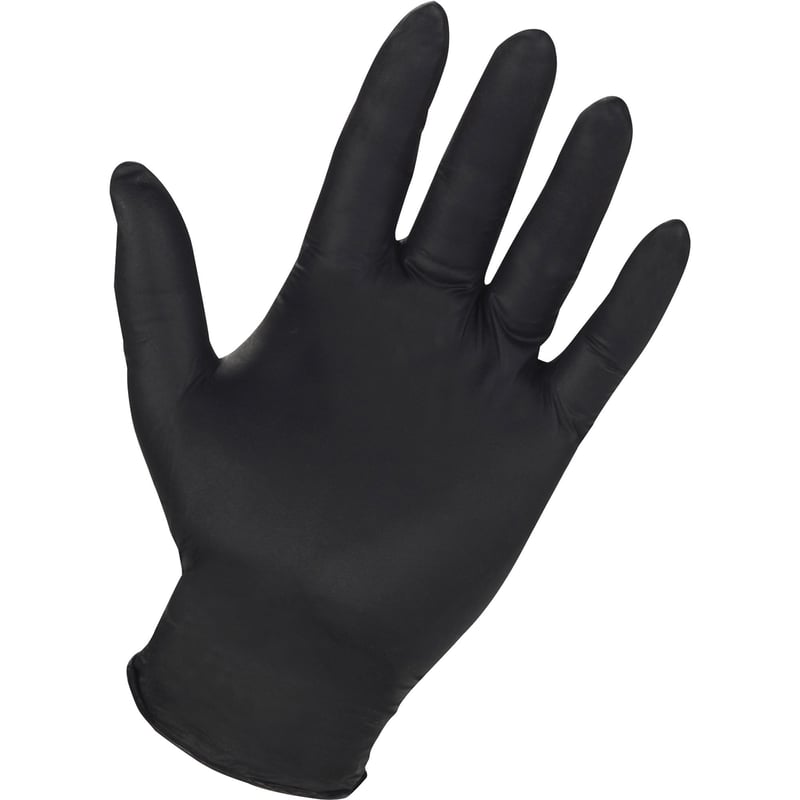 Genuine Joe Pwdr Free 6 mil Industl Nitrile Gloves - Thumbnail 1