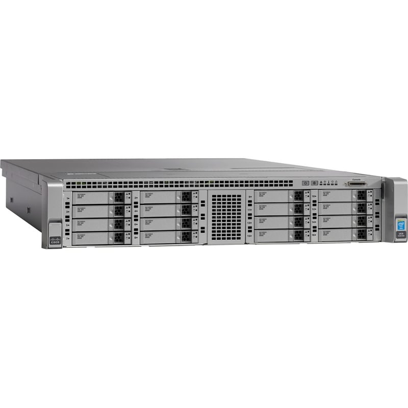 Cisco C240 M4 2U Rack Server - 2 Xeon E5-2630 v4 2.20 GHz - 128 GB RAM - Serial ATA/600 Controller - Thumbnail 4
