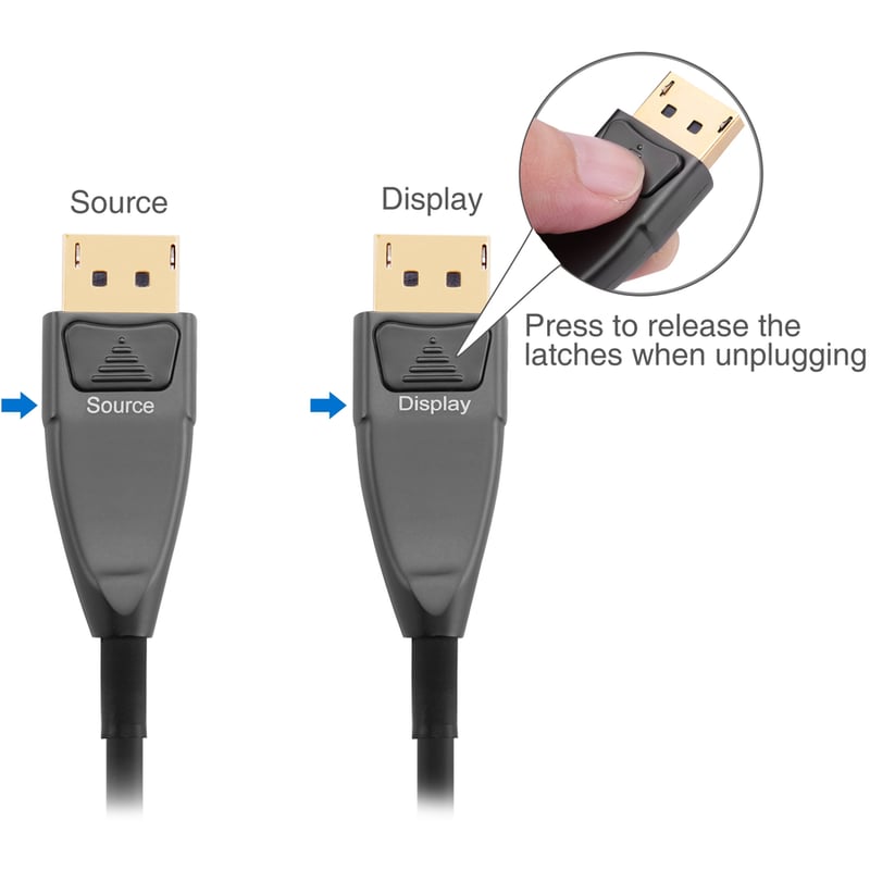 SIIG DisplayPort 1.2 Fiber Optical Cable - 15m - Thumbnail 2