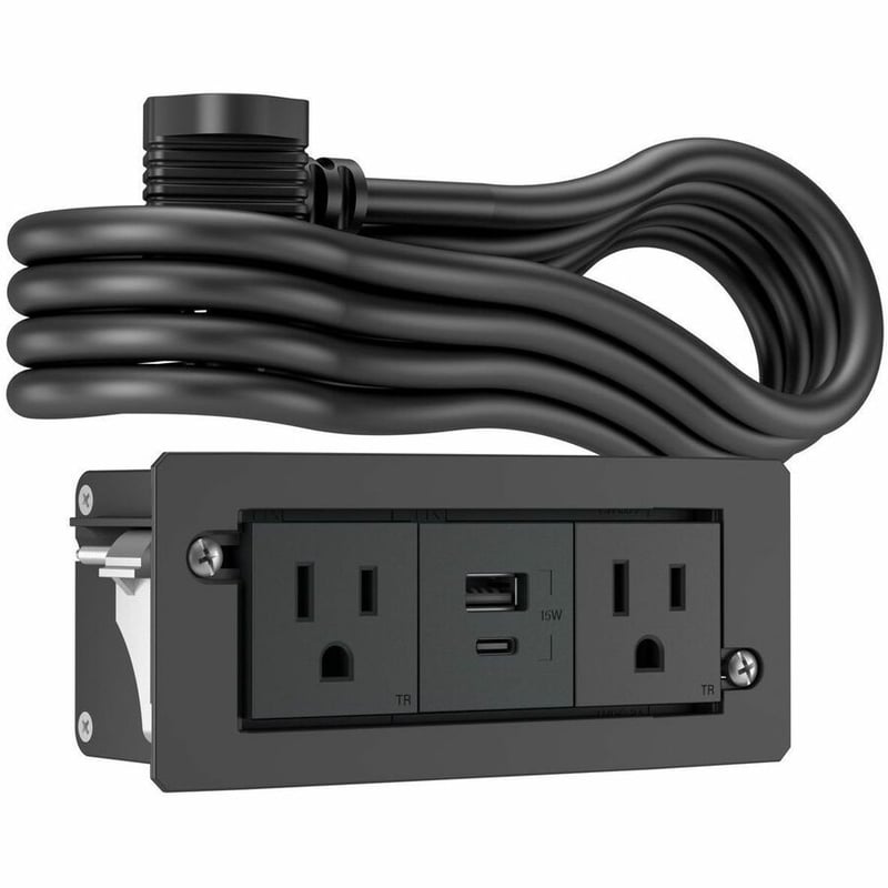 Wiremold Dash Series 3-Cube FPC - Graphite - Thumbnail 2