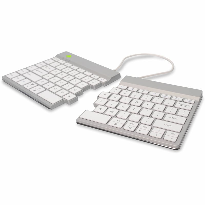 R-GO ERGONOMIC KEYBOARD, SPLIT KEYBOARD WITH BREAK LIGHT, QWERTY (US), BLUETOOTH - Thumbnail 1