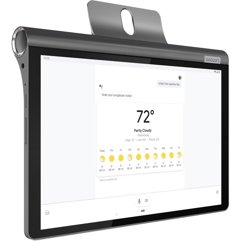 Lenovo Yoga Smart Tab YT-X705F Tablet - 10.1" WUXGA - Qualcomm Snapdragon 439 - 4 GB - 64 GB Storage - Android 9.0 Pie - Iron Gray
