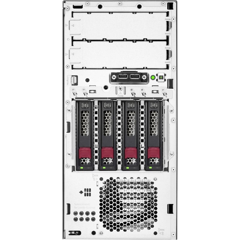 HPE ProLiant ML30 G10 Plus 4U Tower Server - 1 x Intel Xeon E-2314 2.80 GHz - 16 GB RAM - Serial ATA Controller - Thumbnail 2