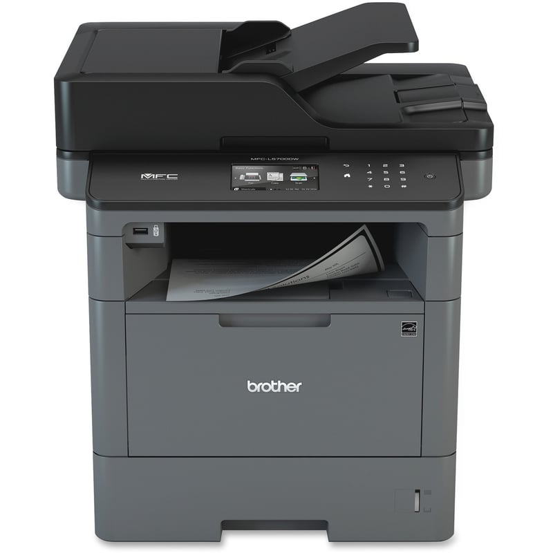 Brother MFC-L5700DW Laser Multifunction Printer - Monochrome - Duplex - Thumbnail 1