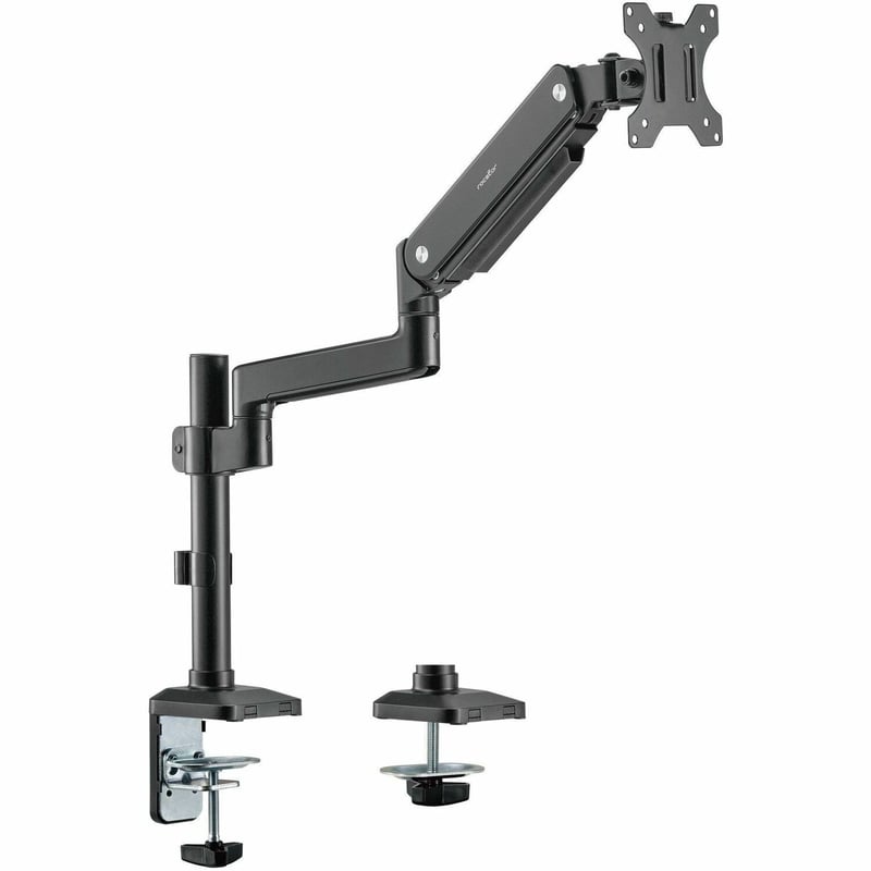 Rocstor ErgoReach Y10N011-B1 Mounting Arm for Monitor, Flat Panel Display - Black - Landscape/Portrait - Thumbnail 1