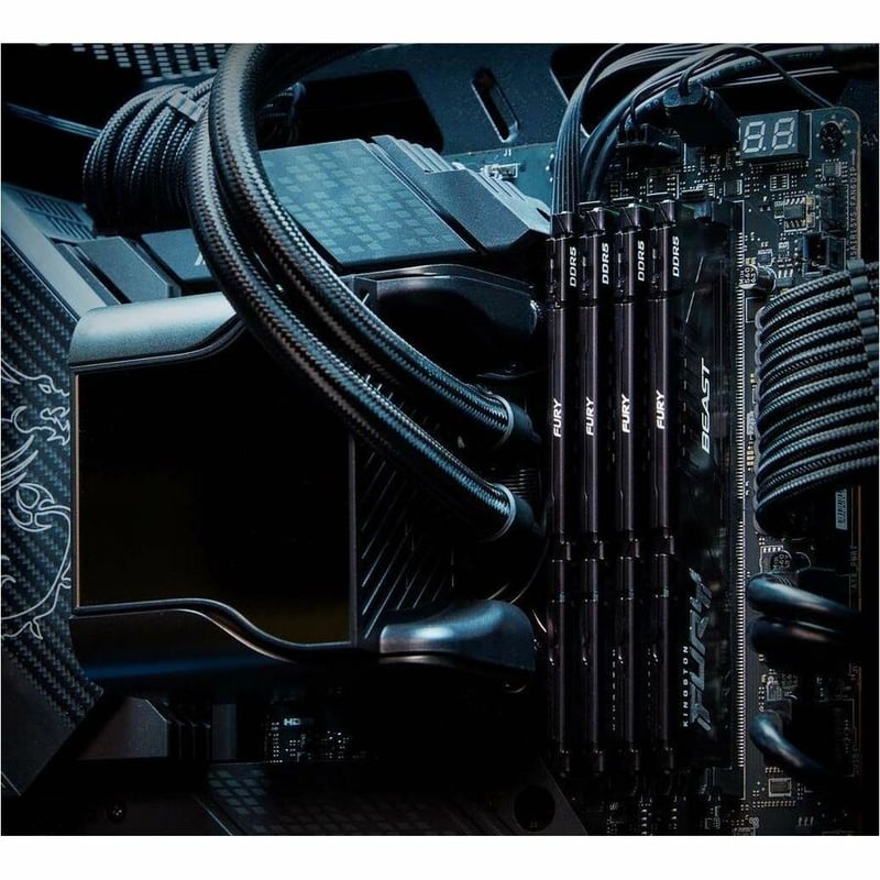 32GB 6800MT/S DDR5 CL34 DIMM (KIT OF 2) FURY BEAST RGB EXPO - Thumbnail 2