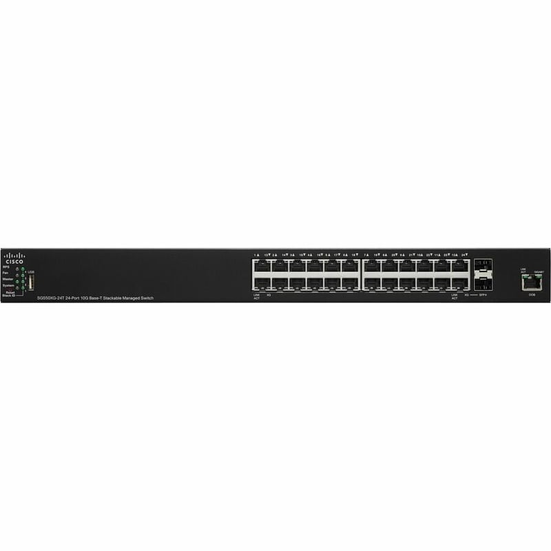 CIS SG550XG24T24PRT10GBAST STACKABLEMANAGD SW REMANUFACTURED - Thumbnail 5