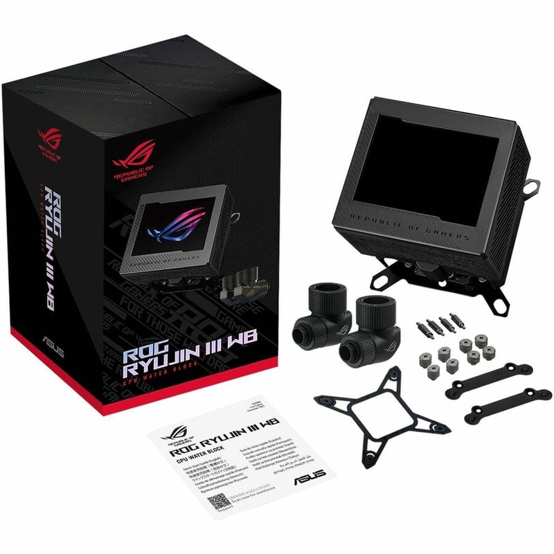 ROG RYUJIN III WB BLK CPU WATER BLOCK INTEL LGA 1700 1200 115X - Thumbnail 5