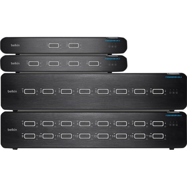 Belkin Universal 2nd Gen Secure KVM Switch, 16-Port Single Head w/ CAC - Thumbnail 1