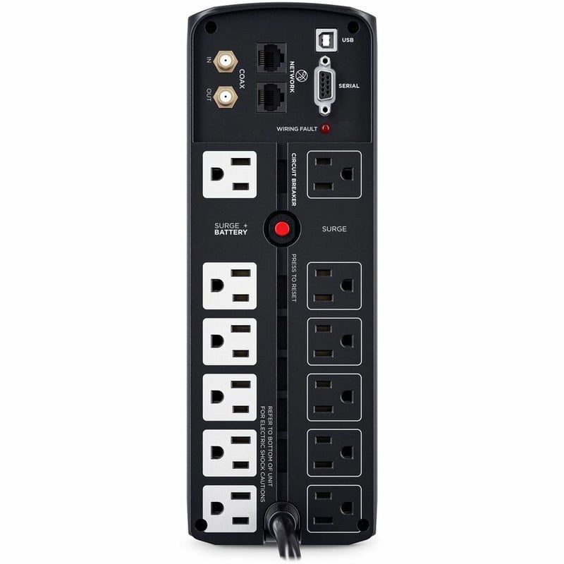 CyberPower Intelligent LCD BRG1500AVRLD2 1500VA Mini-tower UPS - Thumbnail 3