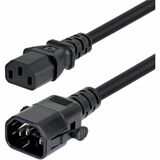 6FT POWER EXTENSION CORD TAA LOCKING C14 TO C13 EXTENSION CORD - Thumbnail 1