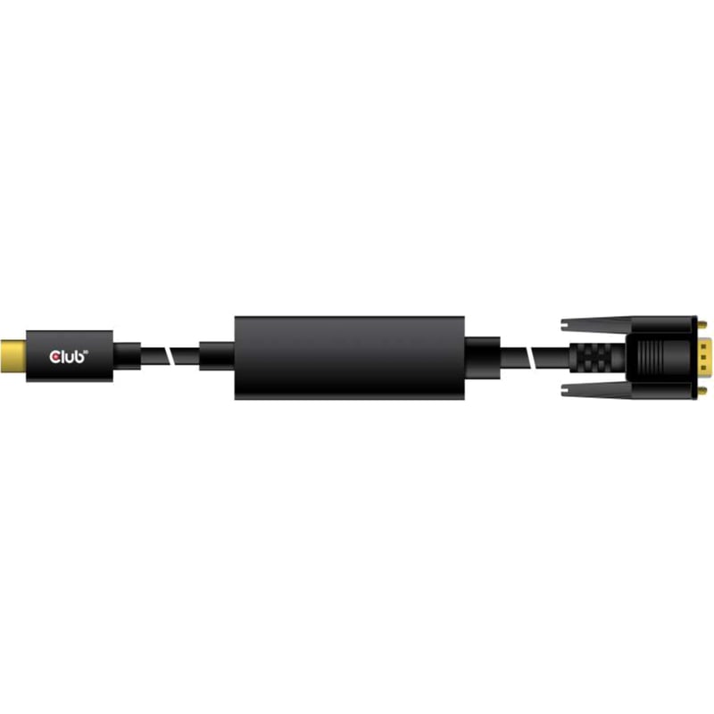 Club 3D USB Type C to VGA Active Cable M/M 5m/16.40ft - Thumbnail 2