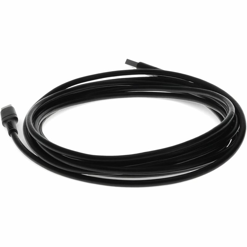 AddOn 1.0m (3.3ft) USB-C Male to USB 2.0 (A) Male Sync and Charge Black Cable - Thumbnail 3