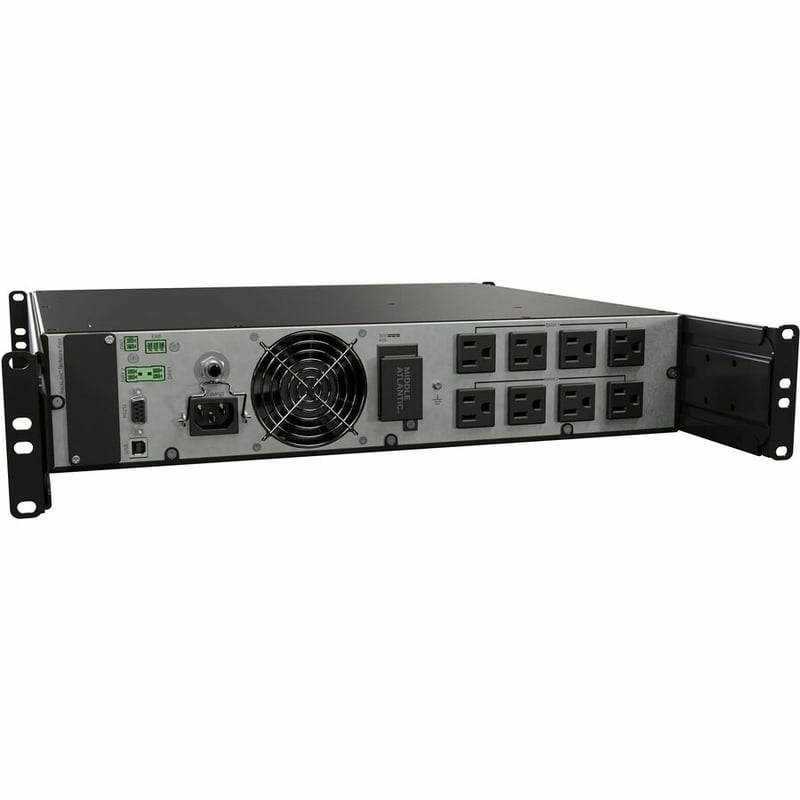 Middle Atlantic NEXSYS Series 2RU 15 Amp UPS Battery Backup Power System with Bank Outlet Control - 1000VA - Thumbnail 5