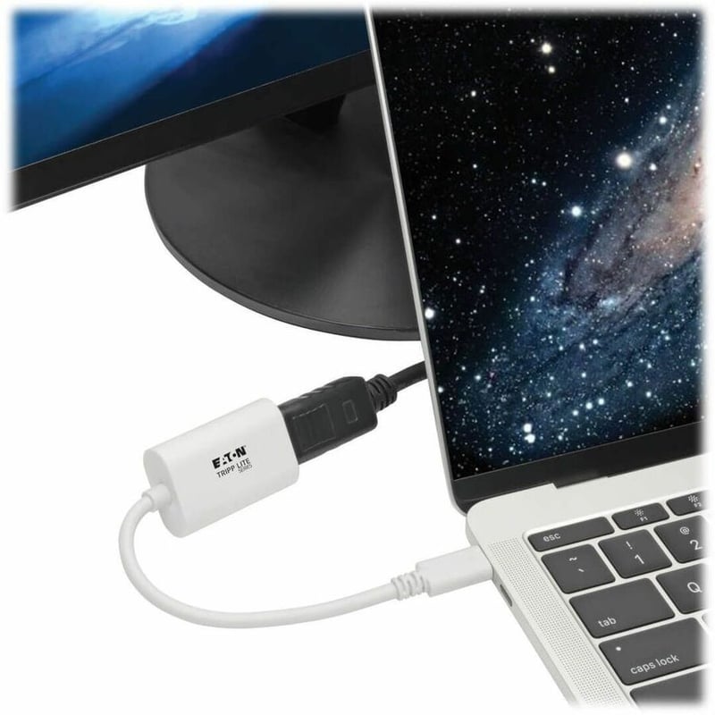 Tripp Lite by Eaton USB C to DisplayPort Adapter Converter 4K White USB Type C to DP - Thumbnail 2