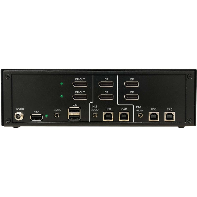 Tripp Lite by Eaton Secure KVM Switch, 2-Port, Dual Head, DisplayPort to DisplayPort, 4K, NIAP PP4.0, Audio, CAC, TAA - Thumbnail 4