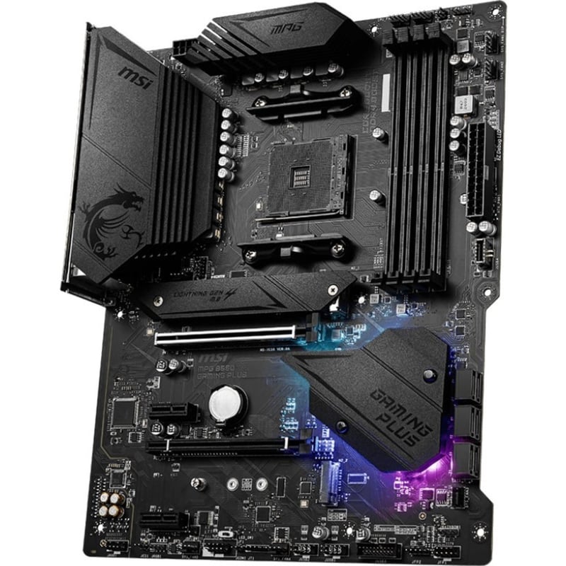 MSI MPG B550 GAMING PLUS Desktop Motherboard - AMD B550 Chipset - Socket AM4 - ATX - Thumbnail 5