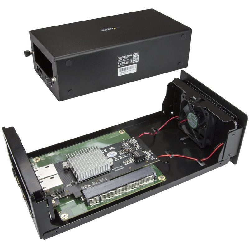 StarTech.com Thunderbolt 3 to 2-port 10GbE NIC Chassis - External PCIe Enclosure plus Card - Thumbnail 2