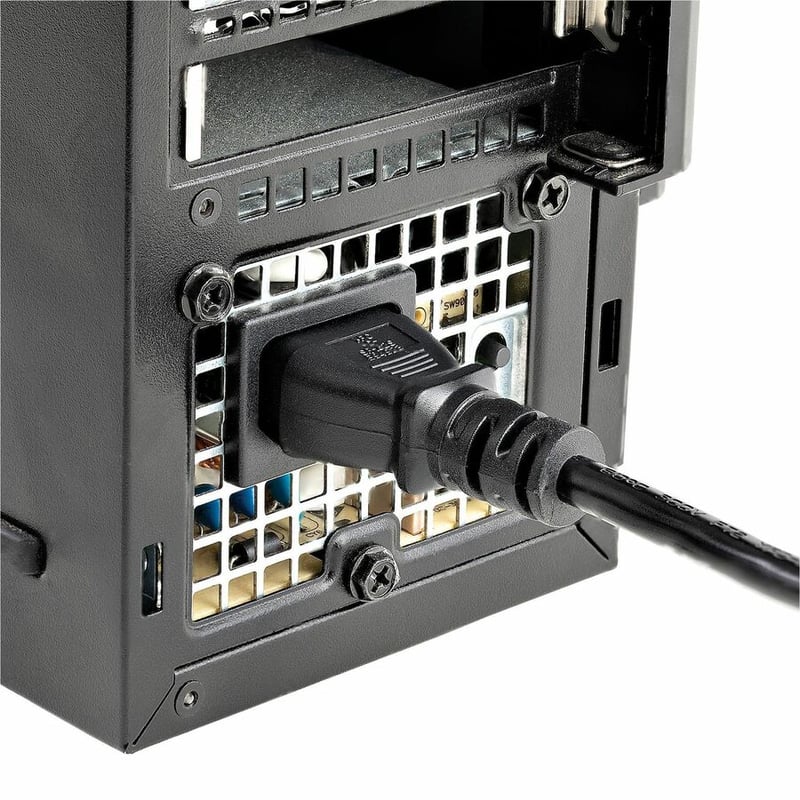 StarTech.com 6ft 1(1.8m) Computer Power Cord, NEMA 5-15P to C13, 10A 125V, 18AWG, Black Replacement AC PC Power Cord, TV/Monitor Power Cable - Thumbnail 5
