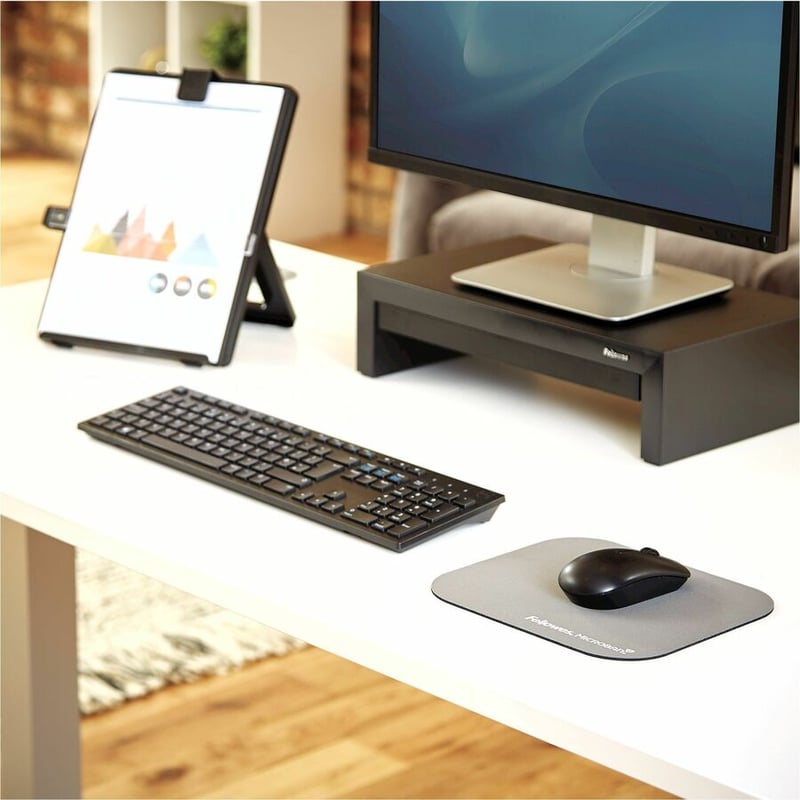 Fellowes Microban Mouse Pad - Graphite - Thumbnail 3