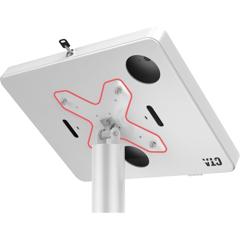 CTA Digital Desk Mount, Dual USB Hub & Security Enclosure for iPad Gen 7-10 & More - Thumbnail 3