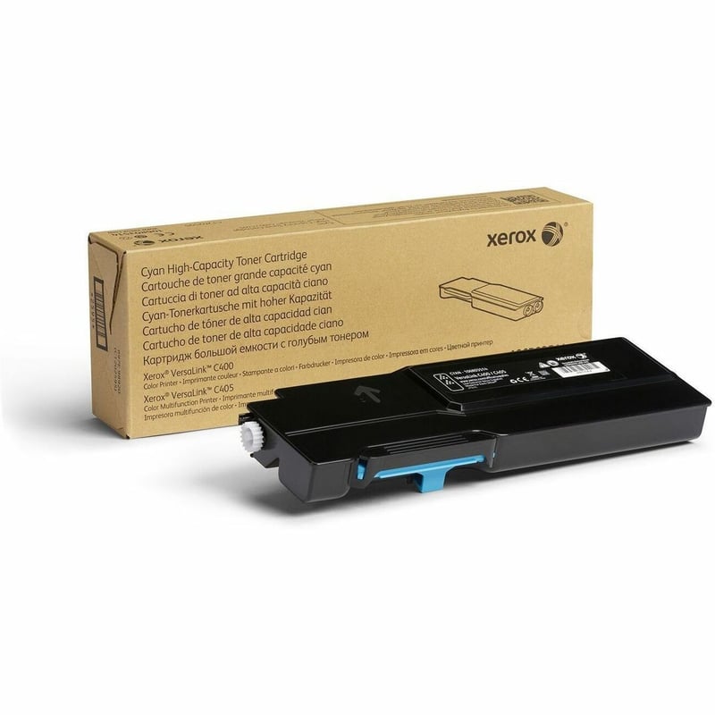 Xerox Original High Yield Laser Toner Cartridge - Cyan - 1 Each - Thumbnail 1