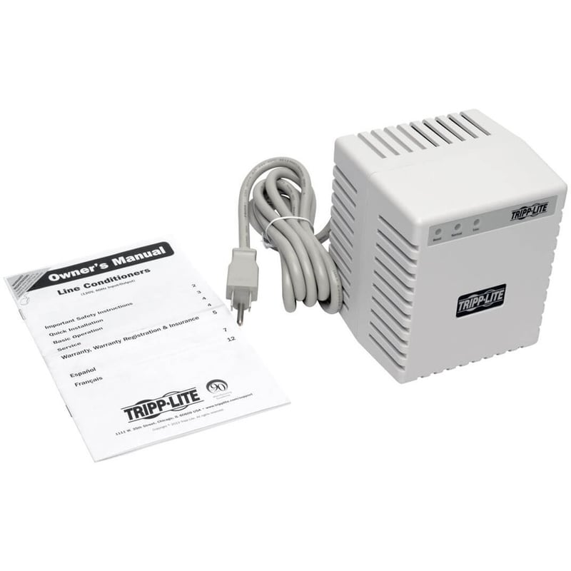 Tripp Lite by Eaton 600W 120V Power Conditioner with Automatic Voltage Regulation (AVR) AC Surge Protection 6 Outlets - Thumbnail 4