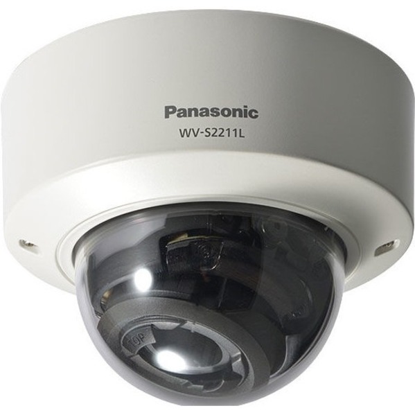 Panasonic WV-S2211L 1.3 Megapixel HD Network Camera - Color, Monochrome - Dome - Thumbnail 2