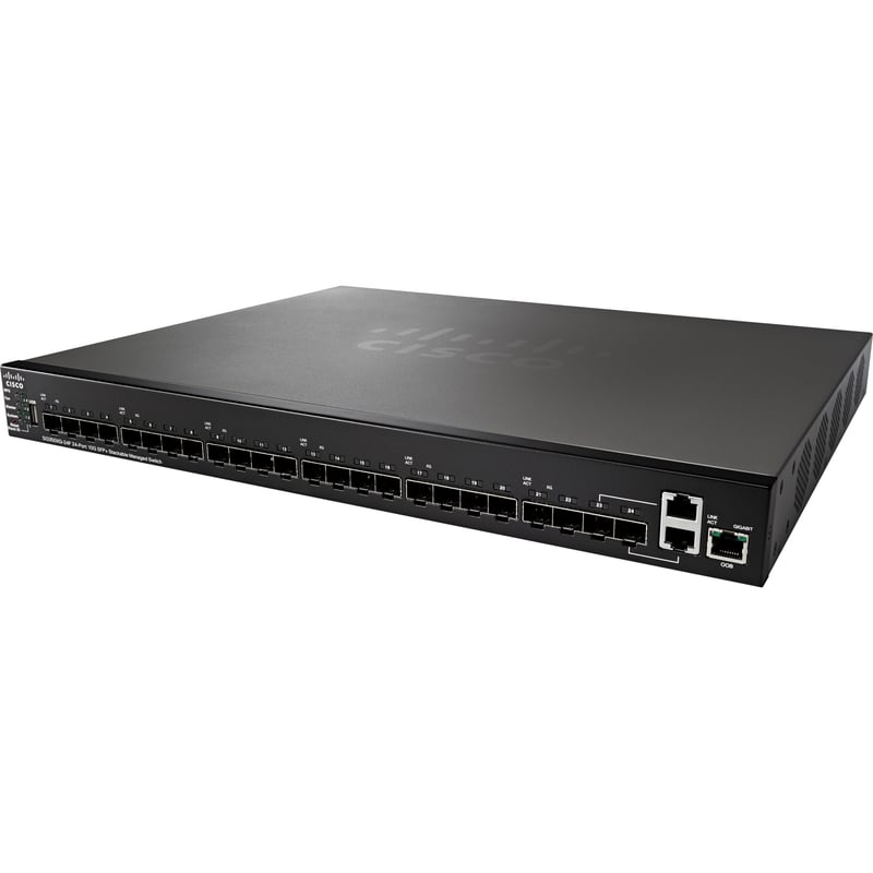 CISCO SG350XG-24F 24-PORTTENGIGABITSFP+SWITCH REMANUFACTURED - Thumbnail 1