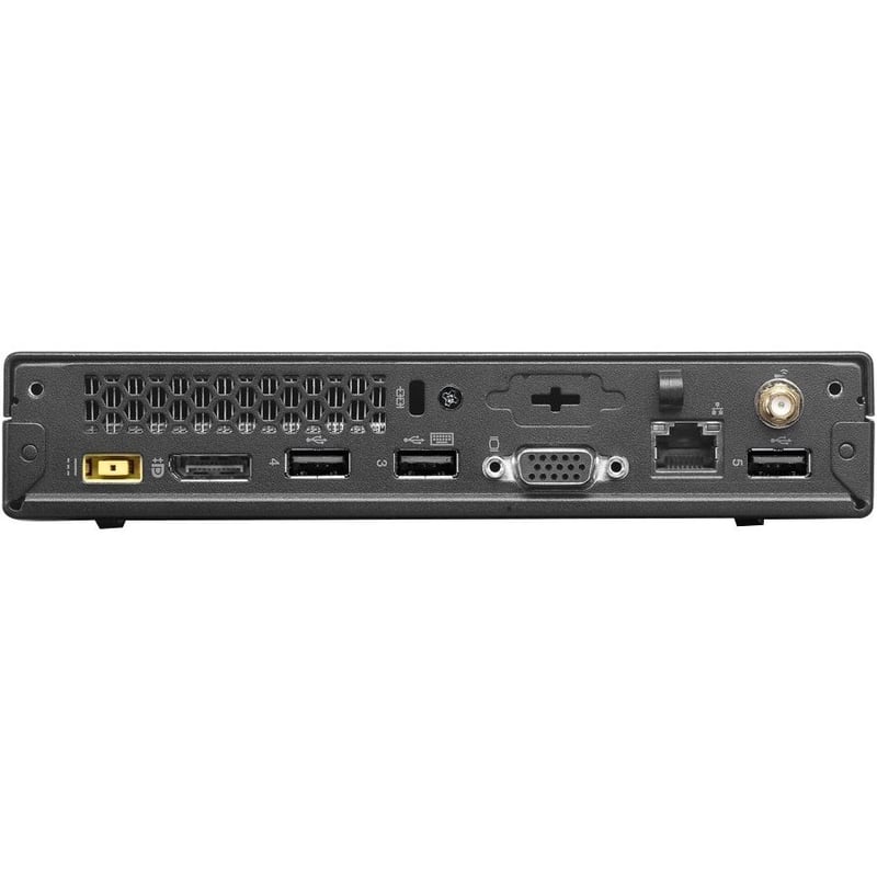 Lenovo ThinkCentre M73 10AX007WUS Desktop Computer - Intel Core i5 4th Gen i5-4590T - 4 GB - 128 GB Serial ATA/600 SSD - Tiny - Business Black - Thumbnail 5
