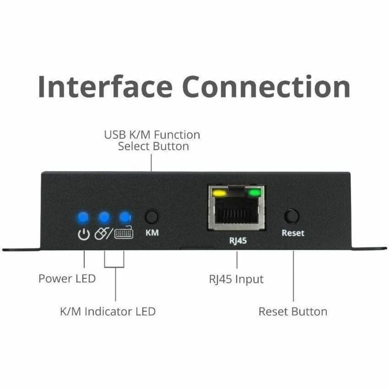 SIIG HDMI 4K30Hz KVM Over IP Extender - RX - Thumbnail 2