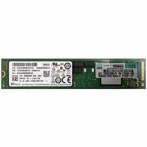 HPE Sourcing 3.84 TB Solid State Drive - M.2 22110 Internal - PCI Express NVMe (PCI Express NVMe x4) - Read Intensive - Thumbnail 1