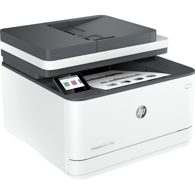 HP LaserJet Pro 3101fdw Wireless Laser Multifunction Printer - Monochrome - Thumbnail 3