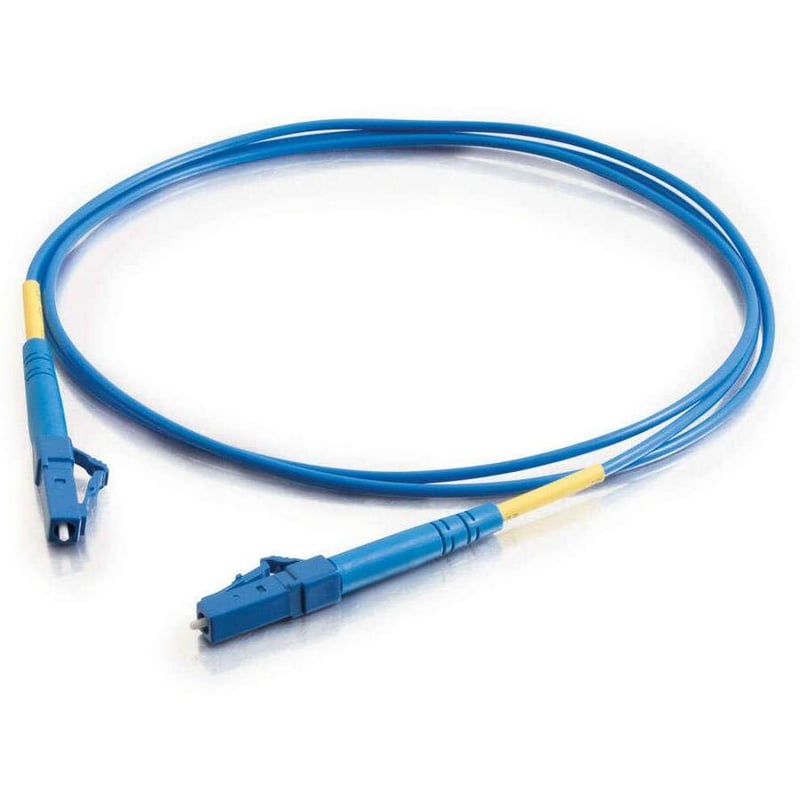 C2G-5m LC-LC 9/125 OS1 Simplex Singlemode Fiber Optic Cable (Plenum-Rated) - Blue - Thumbnail 2