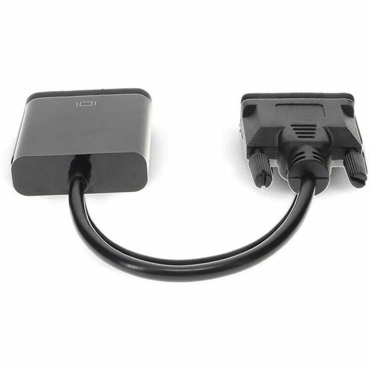 DVI-D Single Link (18+1 pin) Male to VGA Female Black Active Adapter For Resolution Up to 1920x1200 (WUXGA) - Thumbnail 4