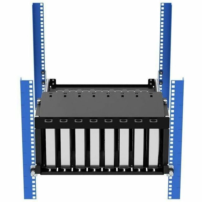 8-UNIT APPLE MAC MINI BRACKET SET FOR MODULAR SHELF (2010-2023) - Thumbnail 1