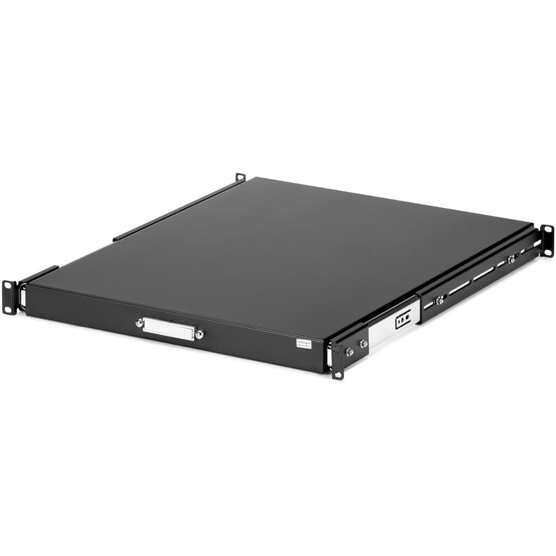 StarTech.com Black Deep Sliding Server Shelf - Thumbnail 1